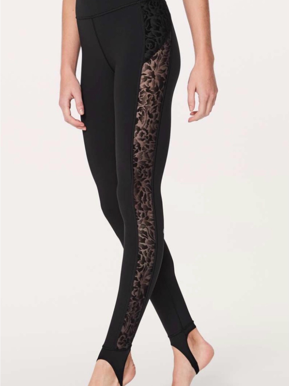 LULULEMON $128 Hold On 28" Tight Stirrup Legging Black 8